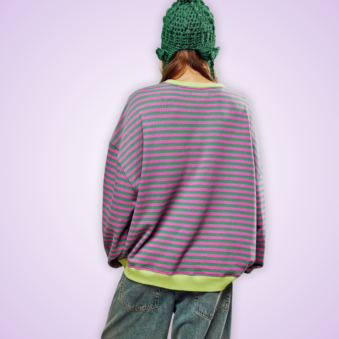 Jessica | Gestreifter Pullover